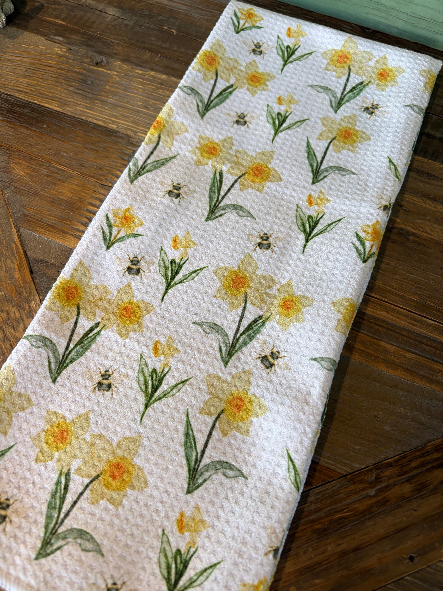 Blooming Daffodils - Double Sided - Hand Towel - Room and Porch 