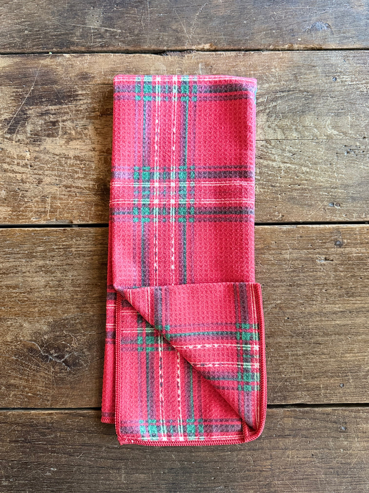 Tidings and Tartan - Double Sided - Hand Towel