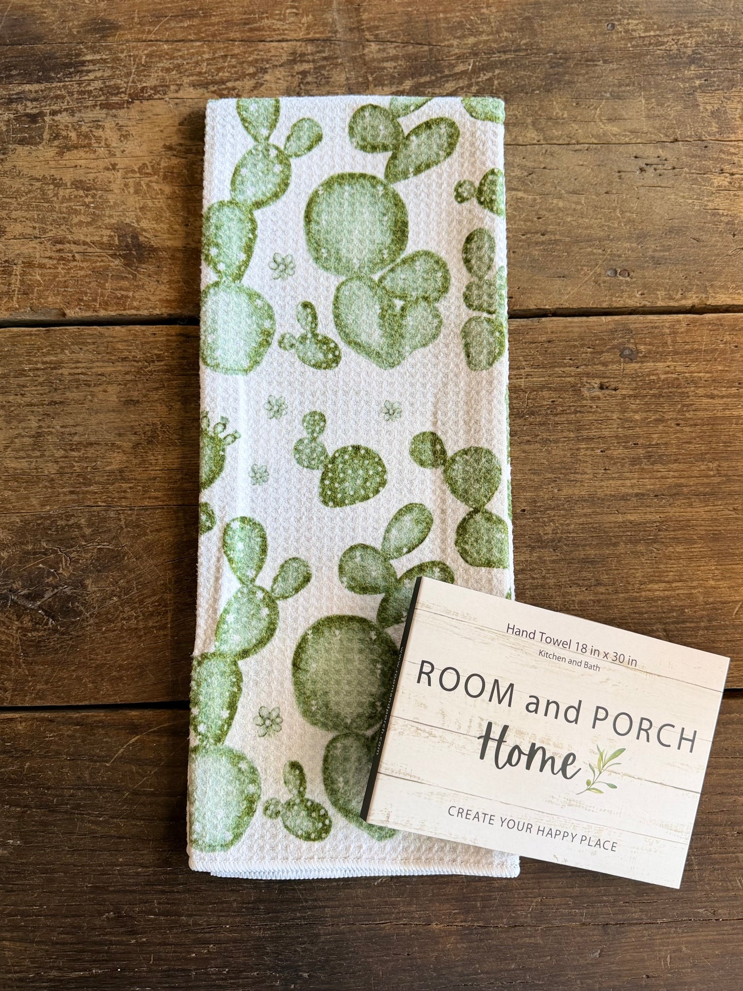 Prickly Pear - Double Sided - Hand Towel
