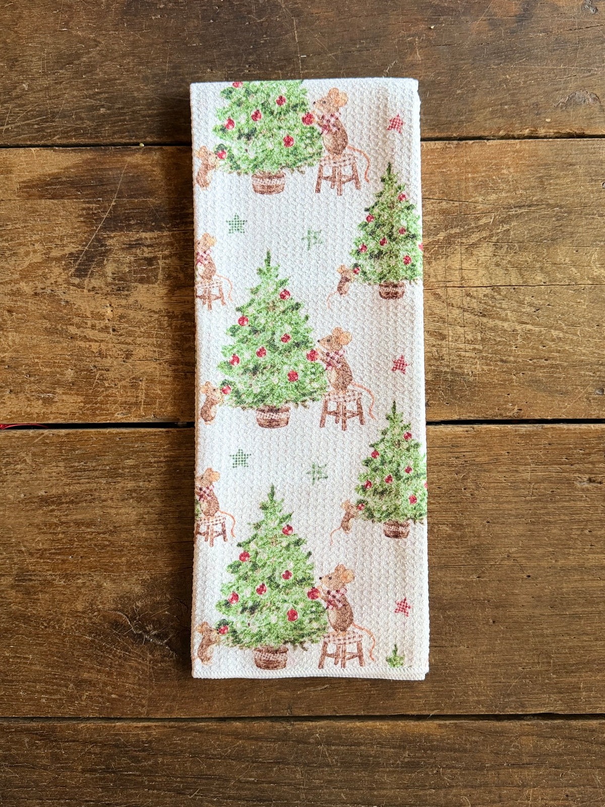 Twas' The Mouse Before Christmas - Double Sided - Hand Towel