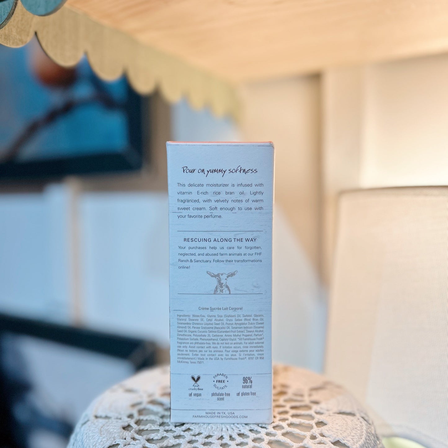 Sweet Cream Body Milk 2oz Hand Cream - Room and Porch 