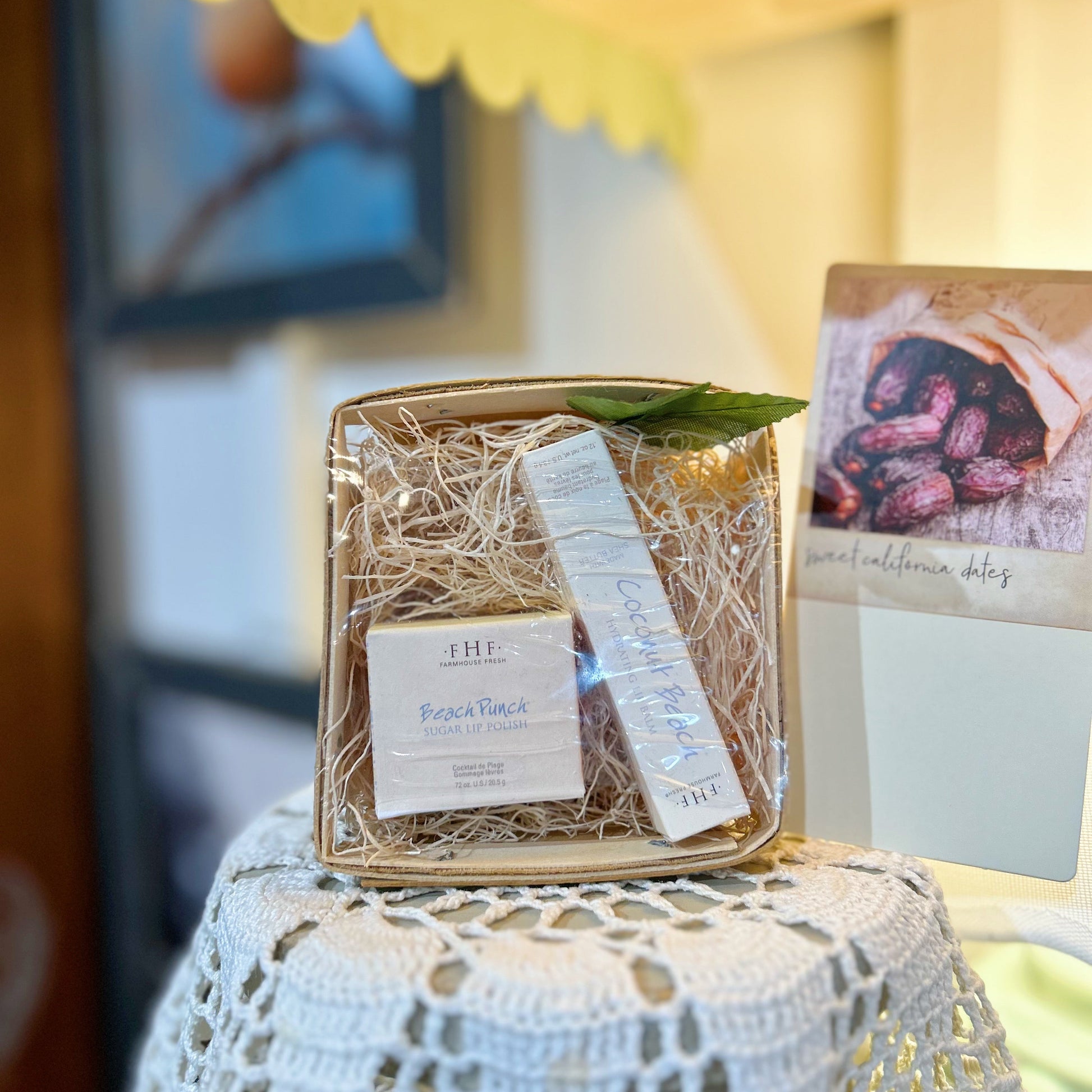 Beach Lip Gift Basket - Room and Porch 