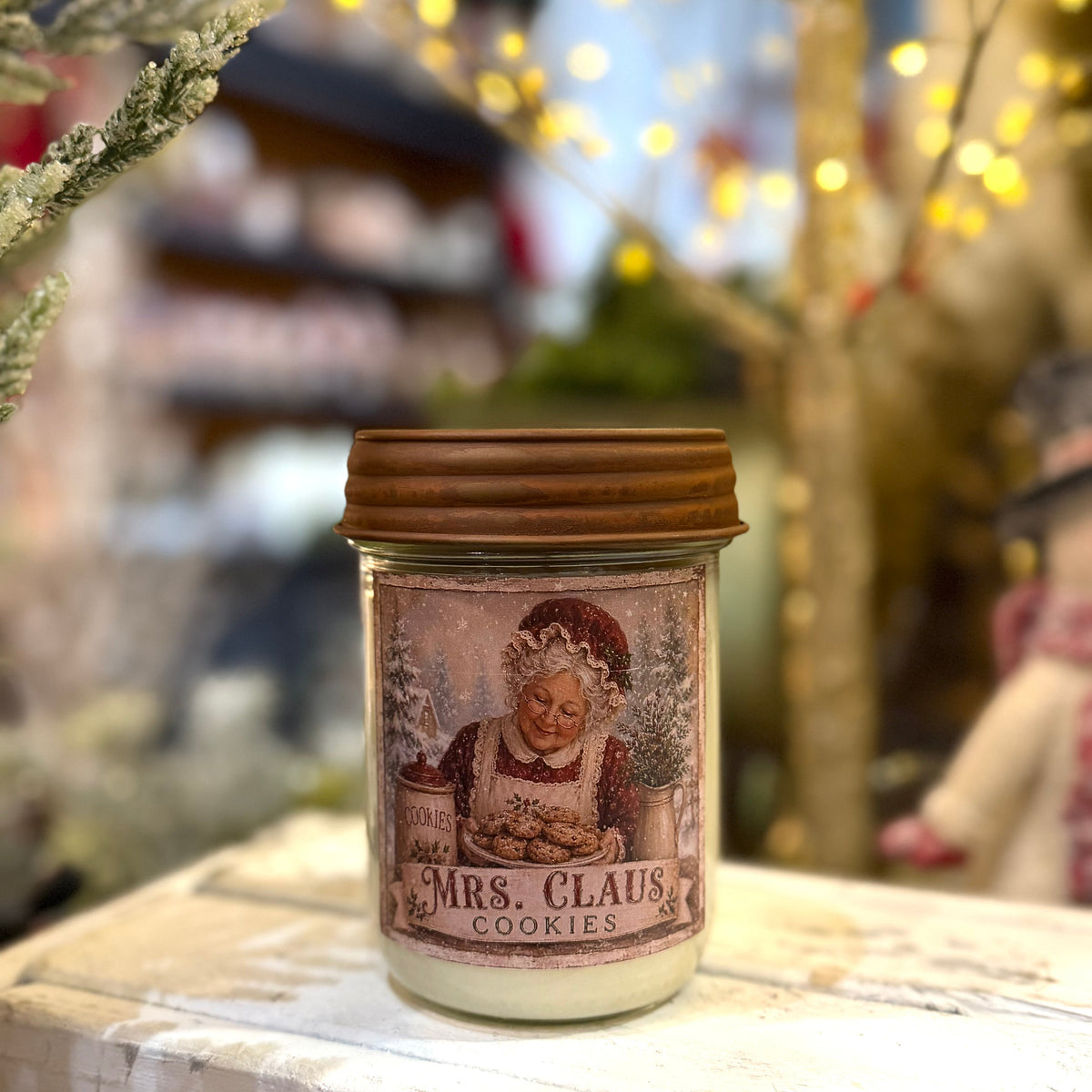 Mrs. Claus Cookies Candle