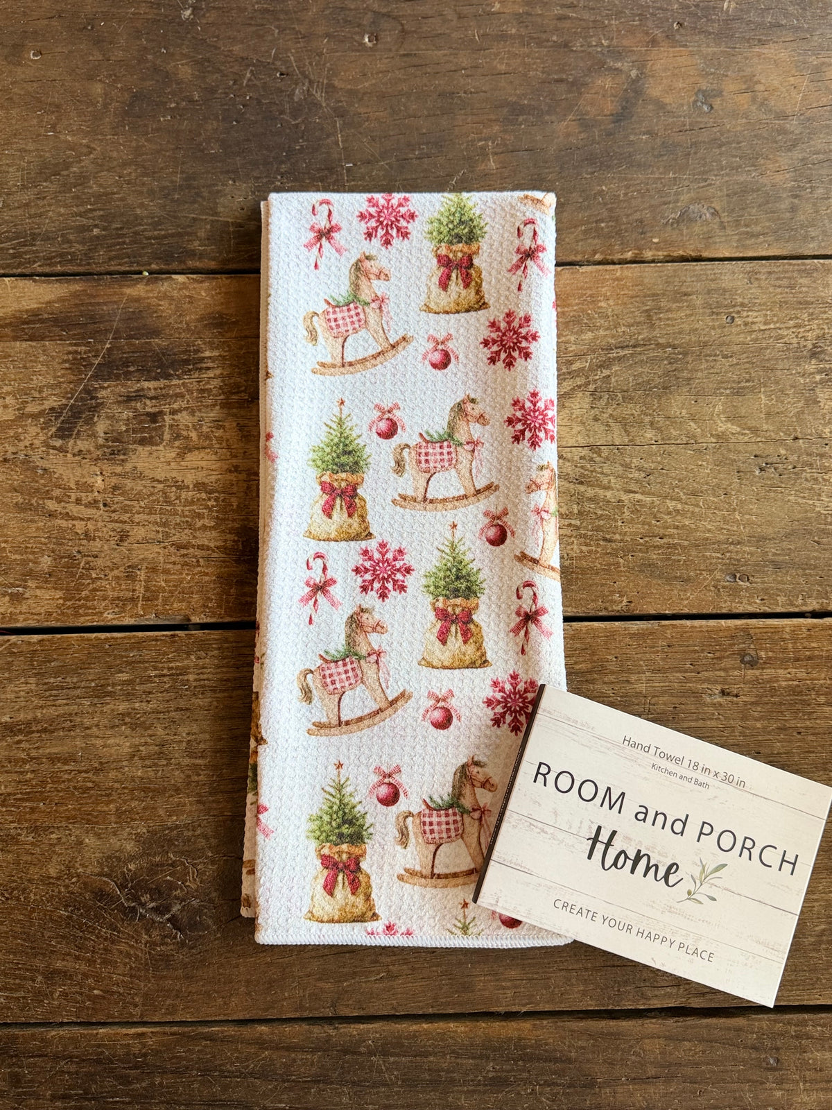 Rocking Around The Christmas Tree - Double Sided - Hand Towel