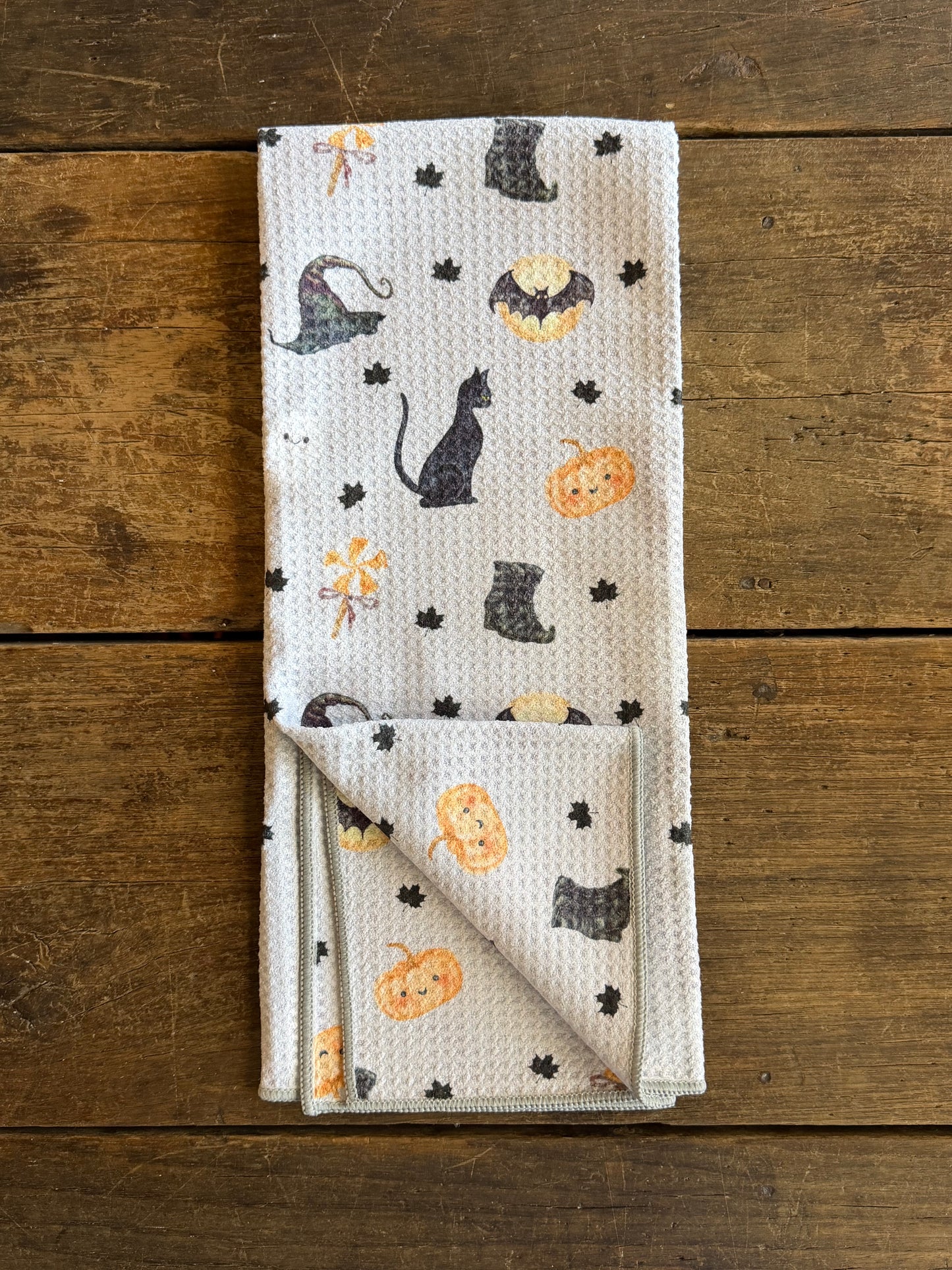 Trick-or-Treat Charms - Double Sided - Hand Towel - Room and Porch 