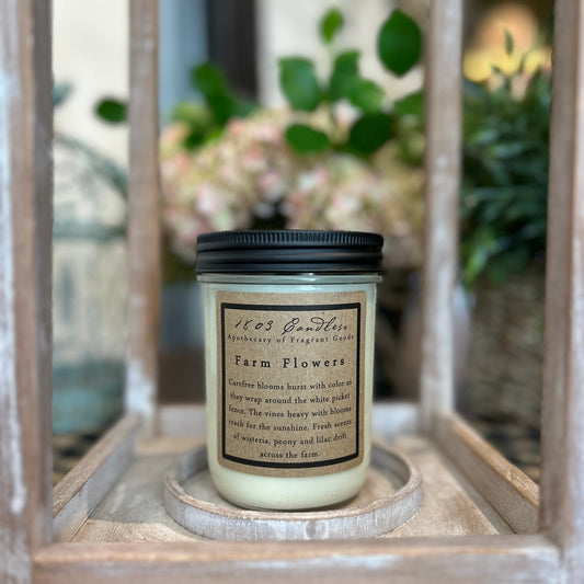 Farm Flowers Candle
