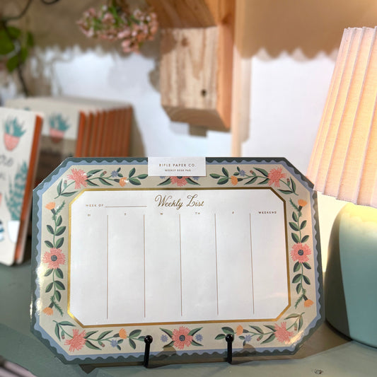 Aster Weekly Desk Pad