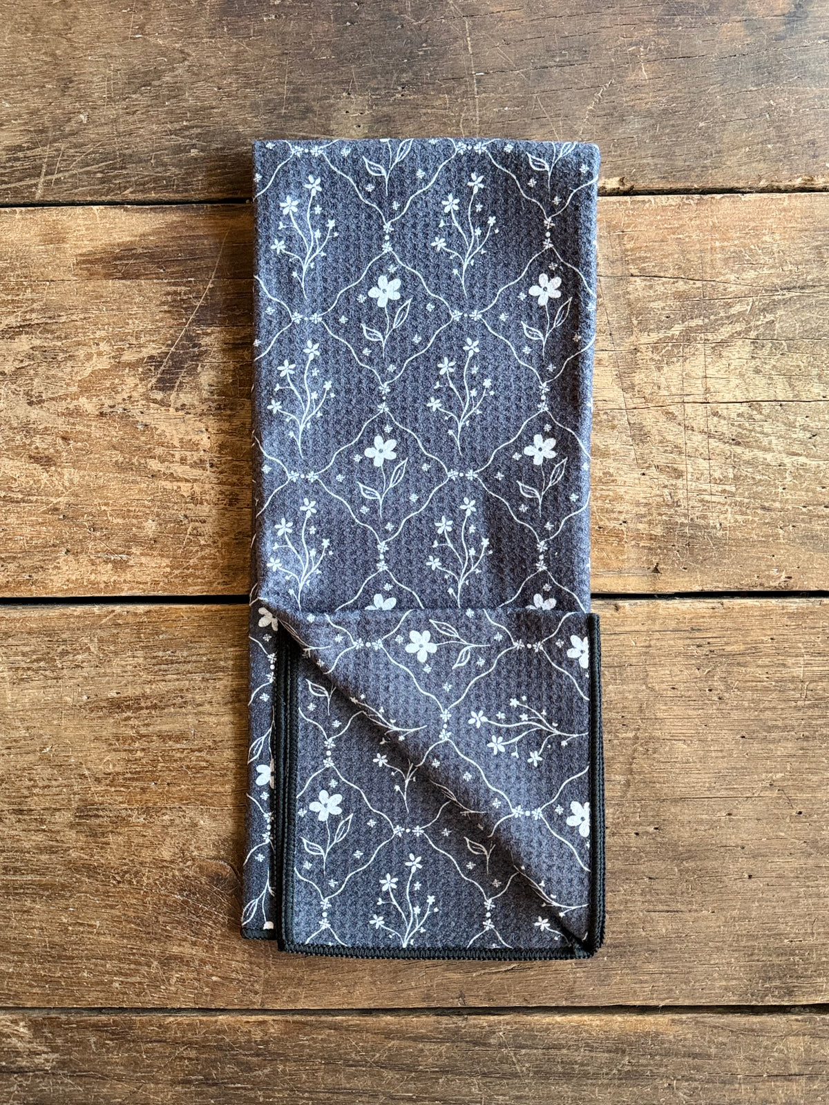 Midnight Bloom - Double Sided - Hand Towel