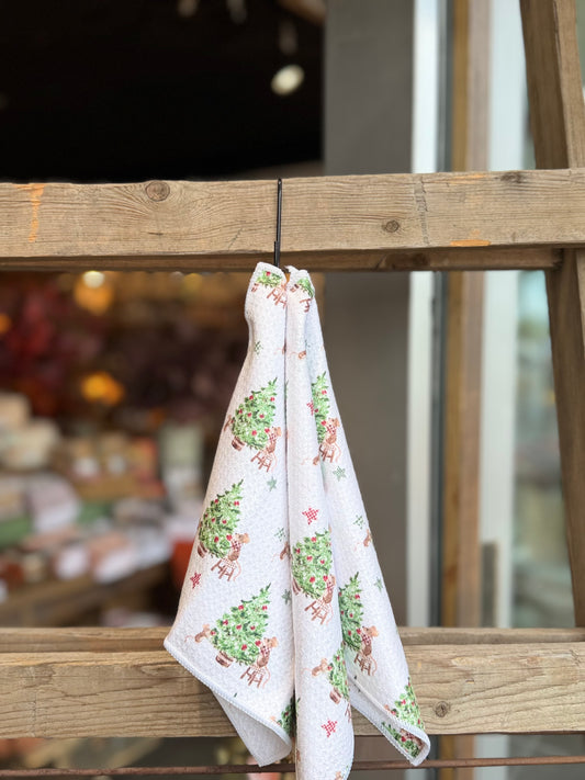 Twas' The Mouse Before Christmas - 2 Sided - Set of 3 Dishcloths