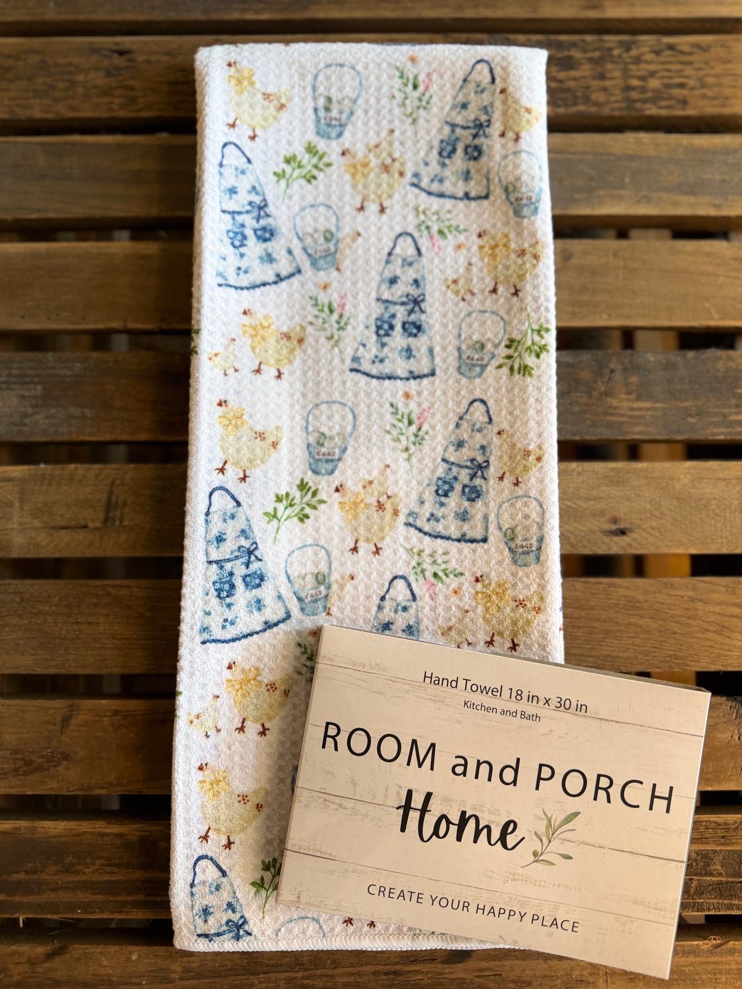 Charlotte's Coop - Double Sided - Hand Towel