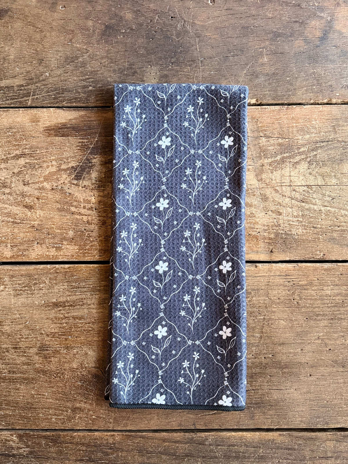 Midnight Bloom - Double Sided - Hand Towel