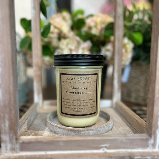 Blueberry Cinnamon Bun Candle
