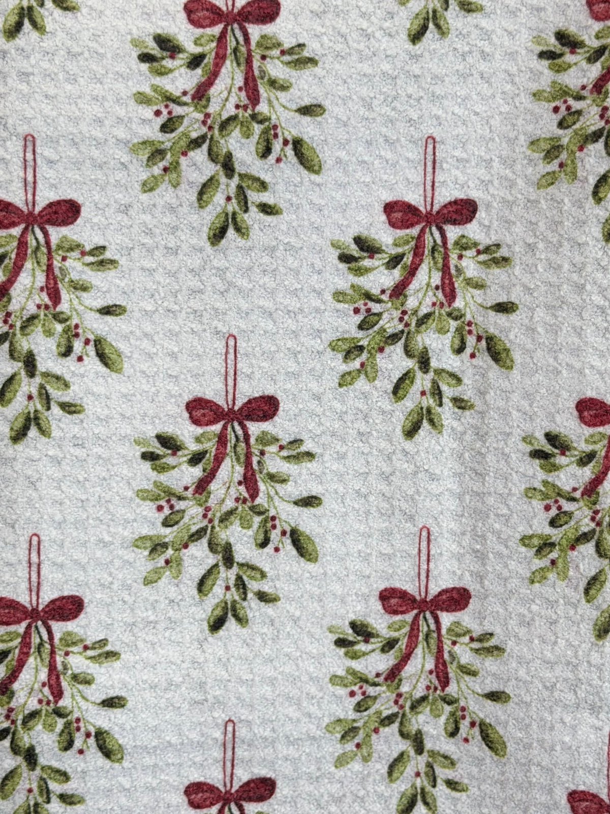 Mistletoe Kisses - Double Sided - Hand Towel