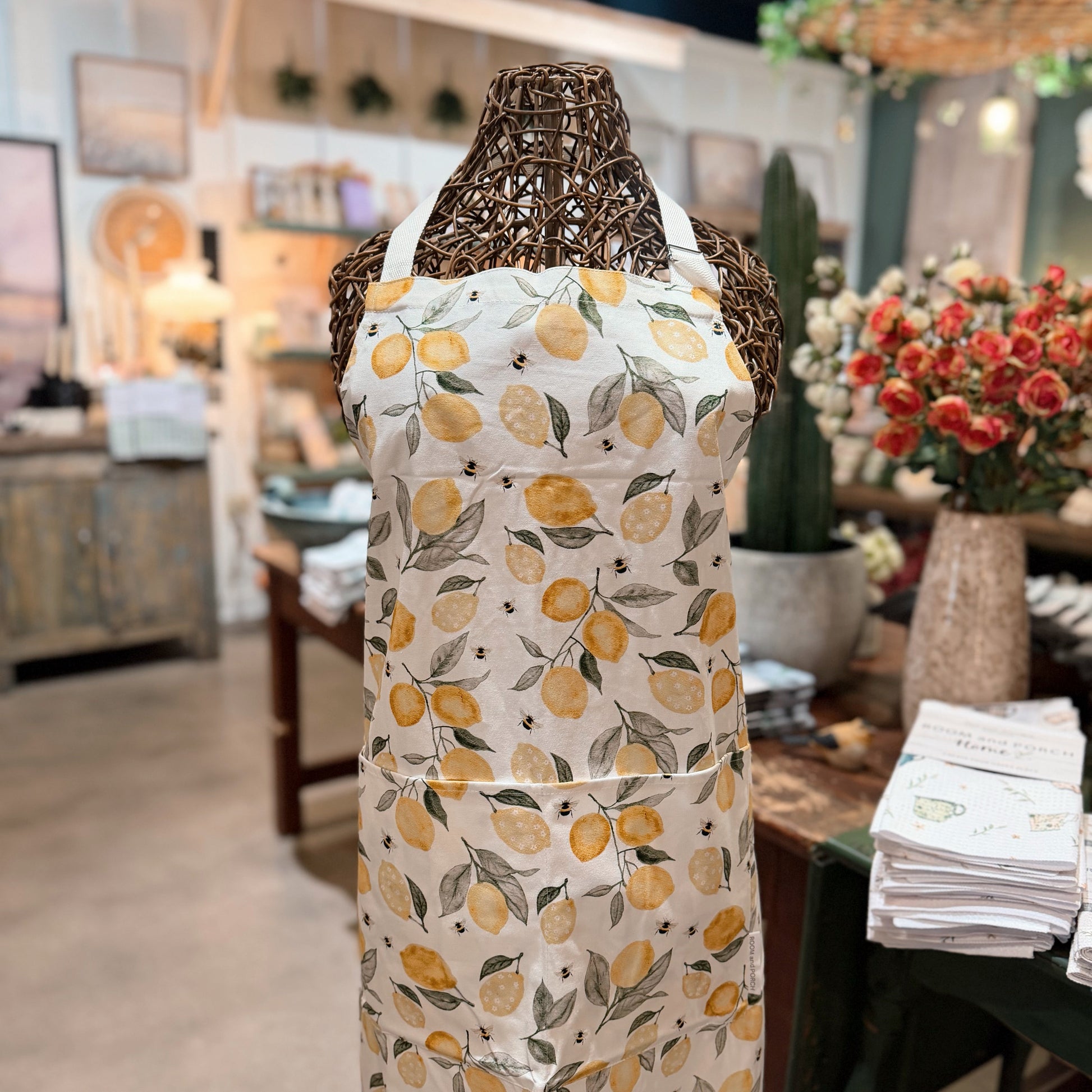Lemons and Bees Apron - Room and Porch 
