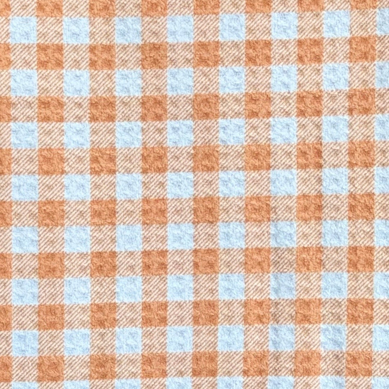 Pumpkin Pie Gingham - Double Sided - Hand Towel