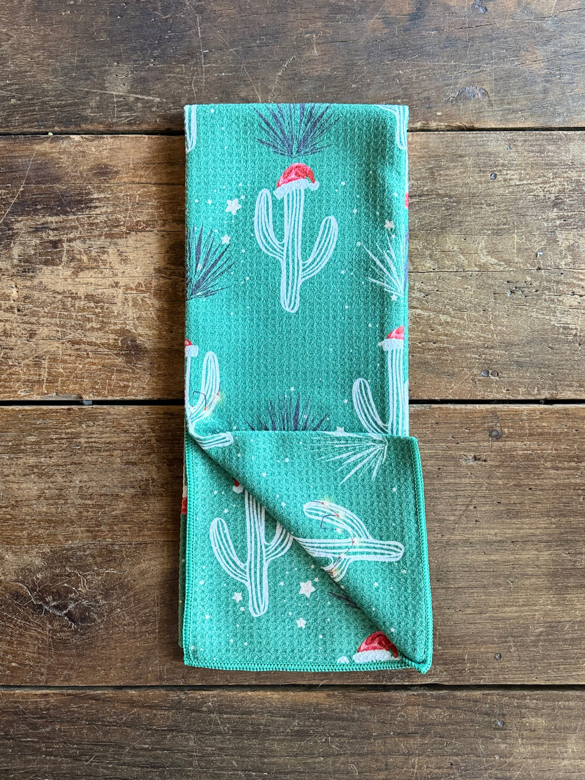 Christmas Cactus - Double Sided - Hand Towel