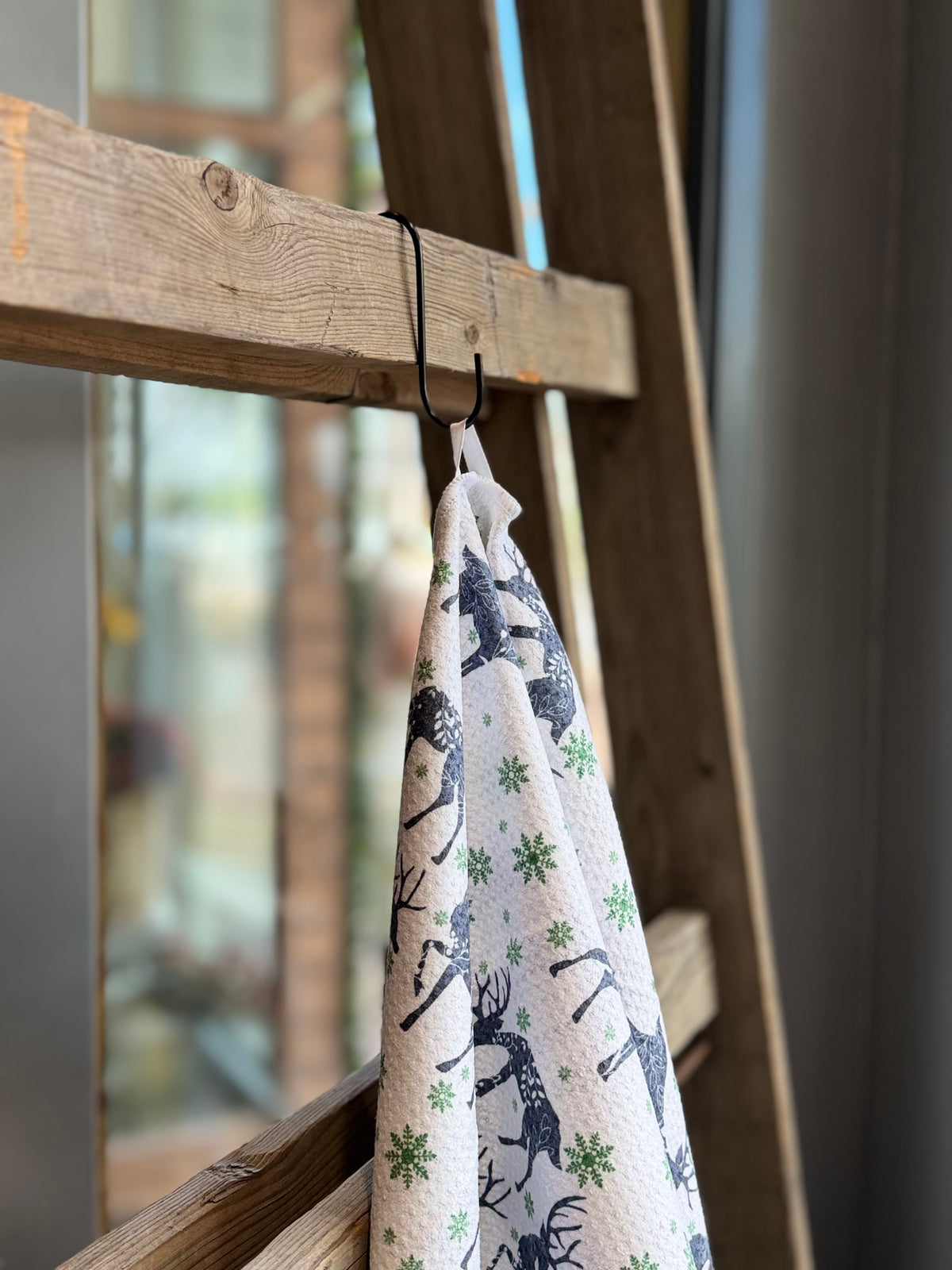 Winter Deer - Double Sided - Hand Towel
