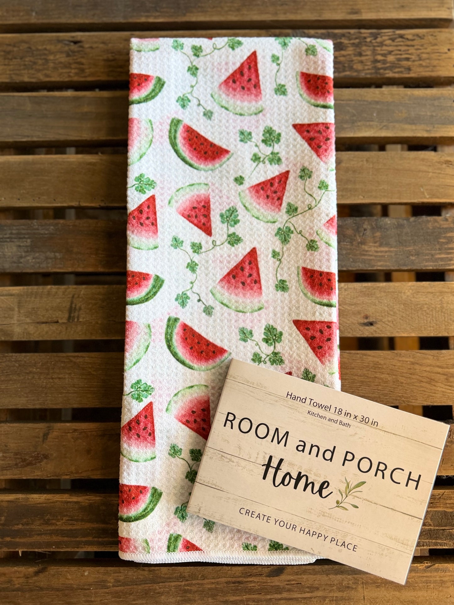 Watermelon Patch - Double Sided - Hand Towel