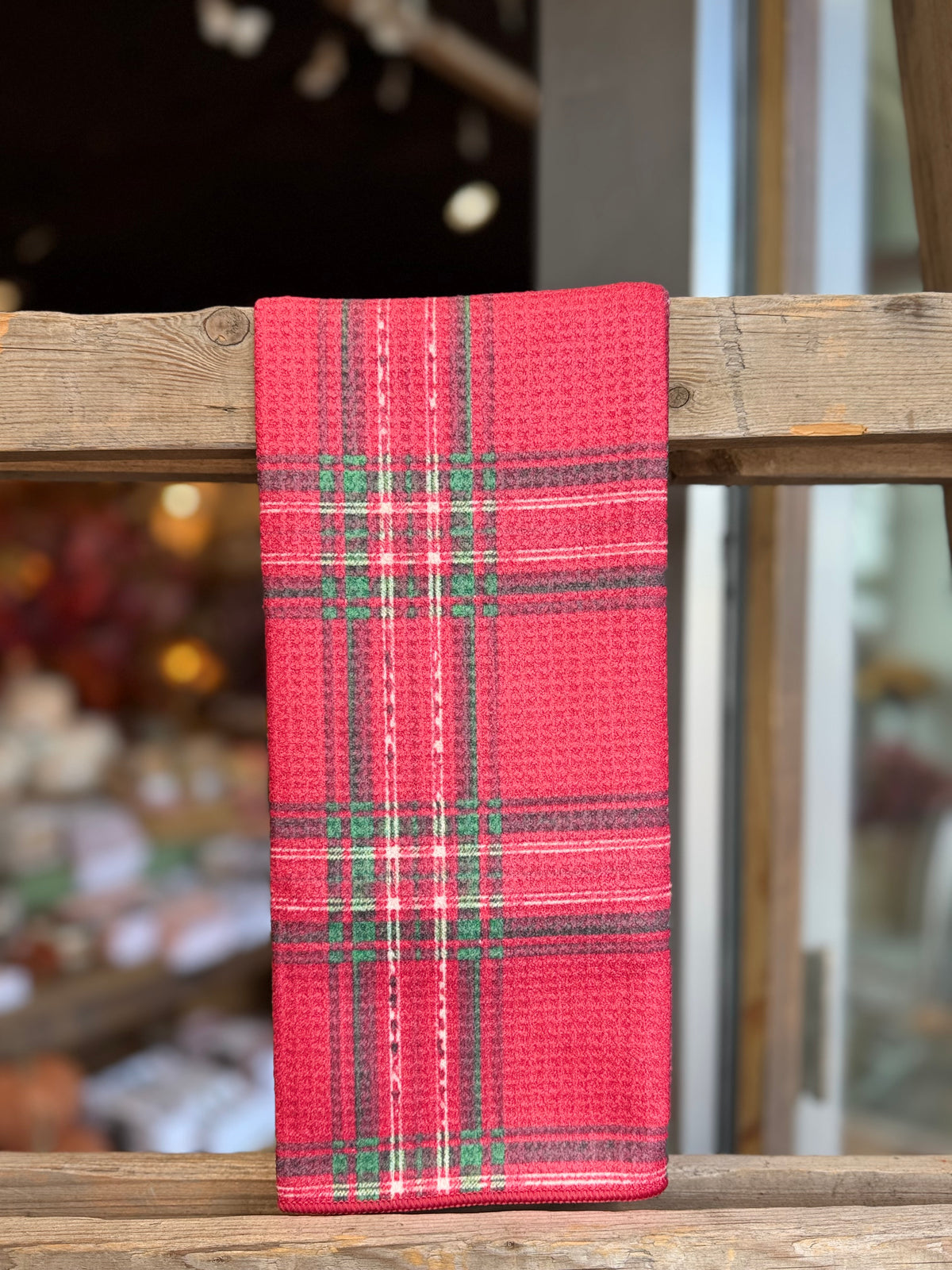 Tidings and Tartan - Double Sided - Hand Towel