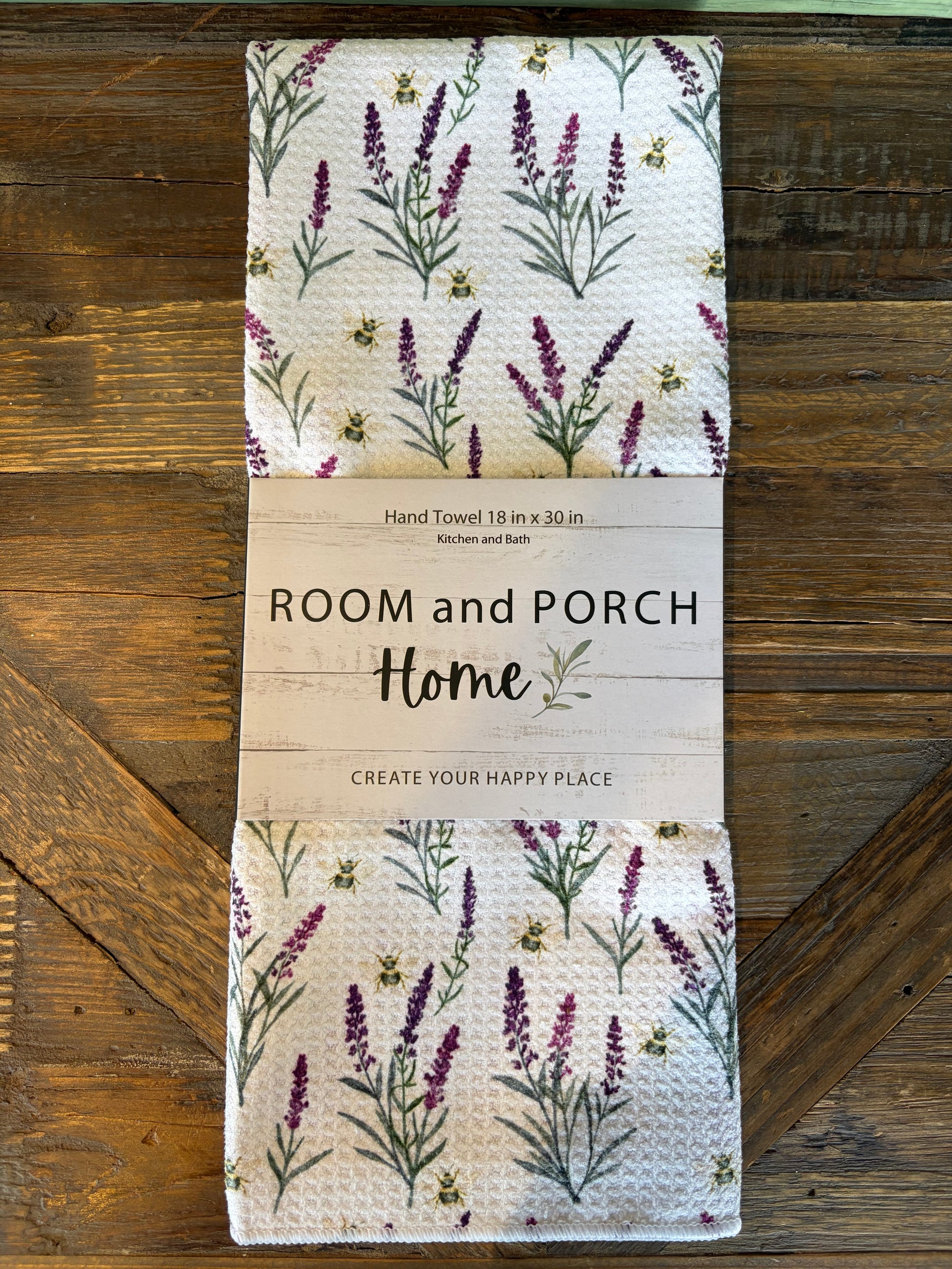 Lavender Fields - Double Sided - Hand Towel - Room and Porch 