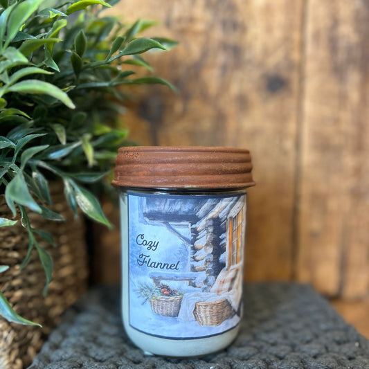 Cozy Flannel Candle