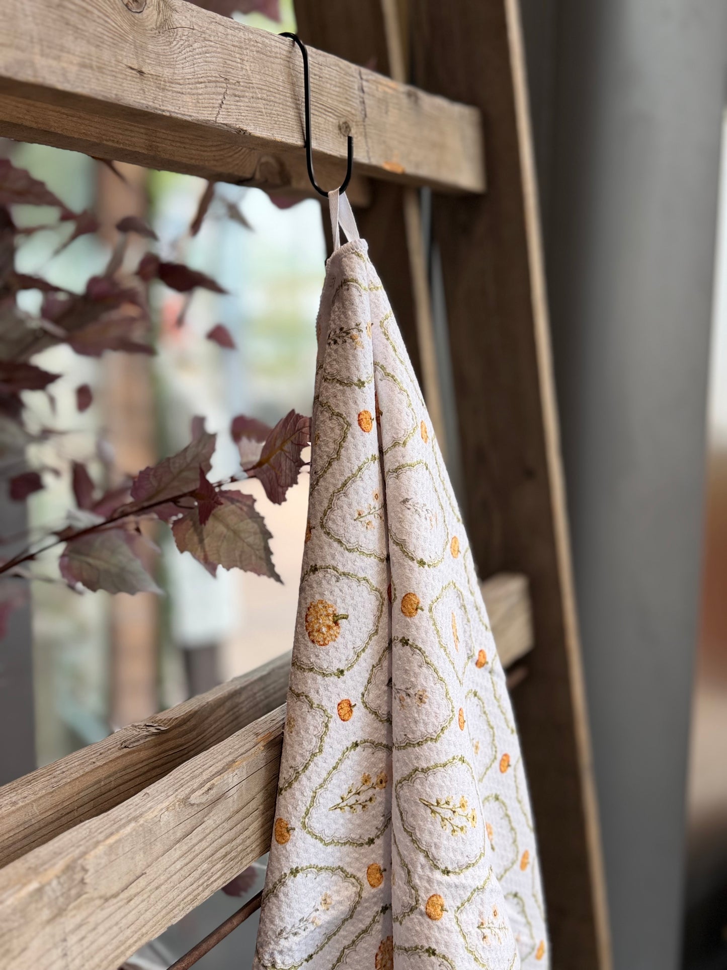 Pumpkin Meadow- Double Sided - Hand Towel