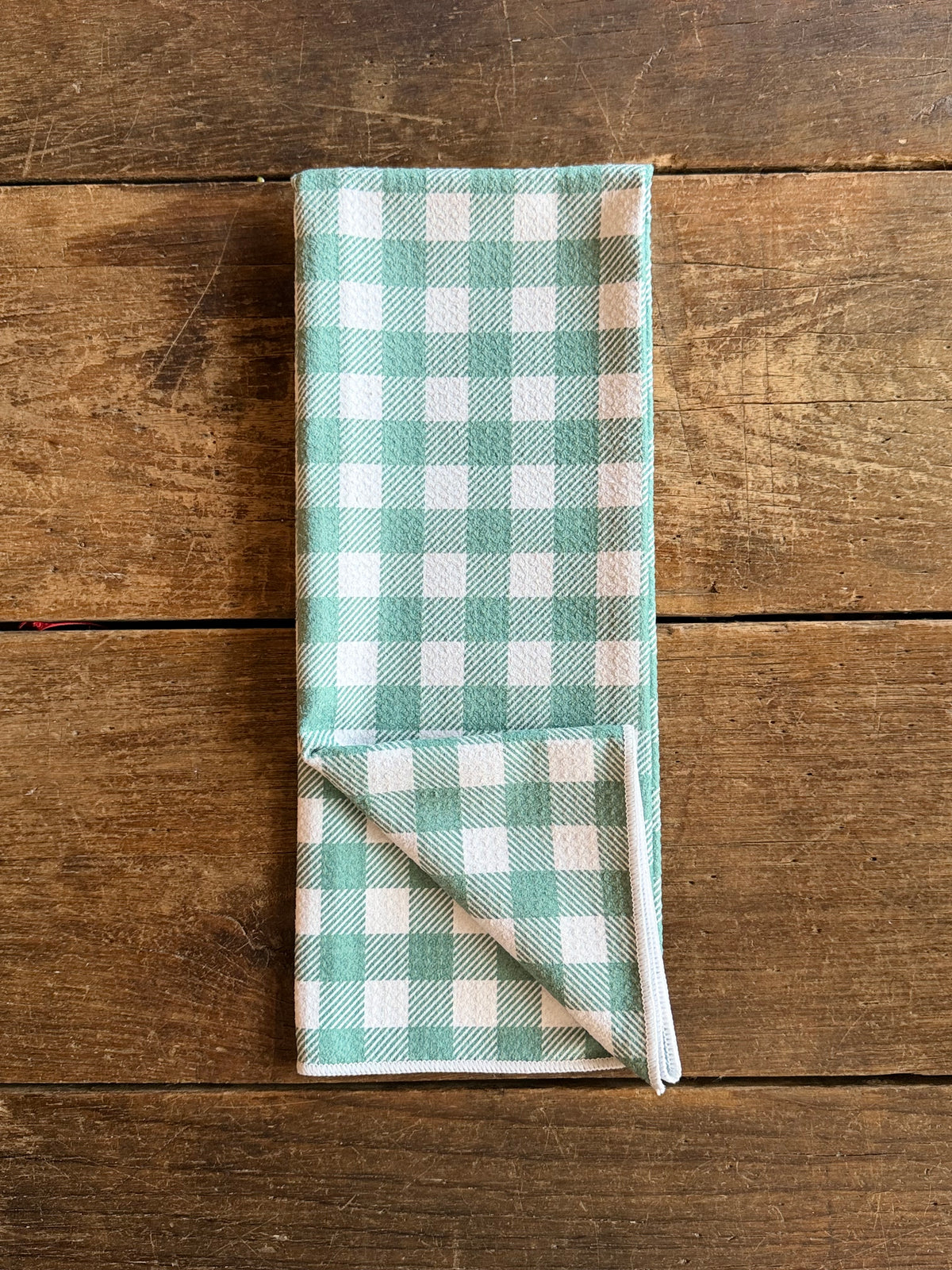 Blue Spruce Gingham - Double Sided - Hand Towel - Room and Porch 