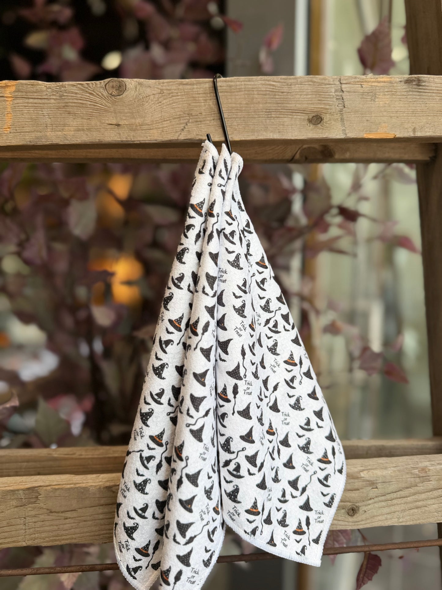 Witches Hats - 2 sided - Set of 3 Dishcloths