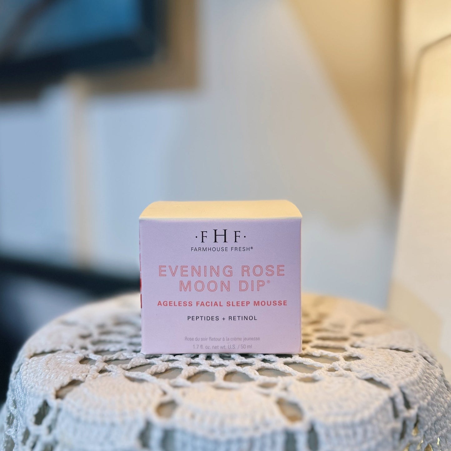 Evening Rose Moon Dip - Room and Porch 