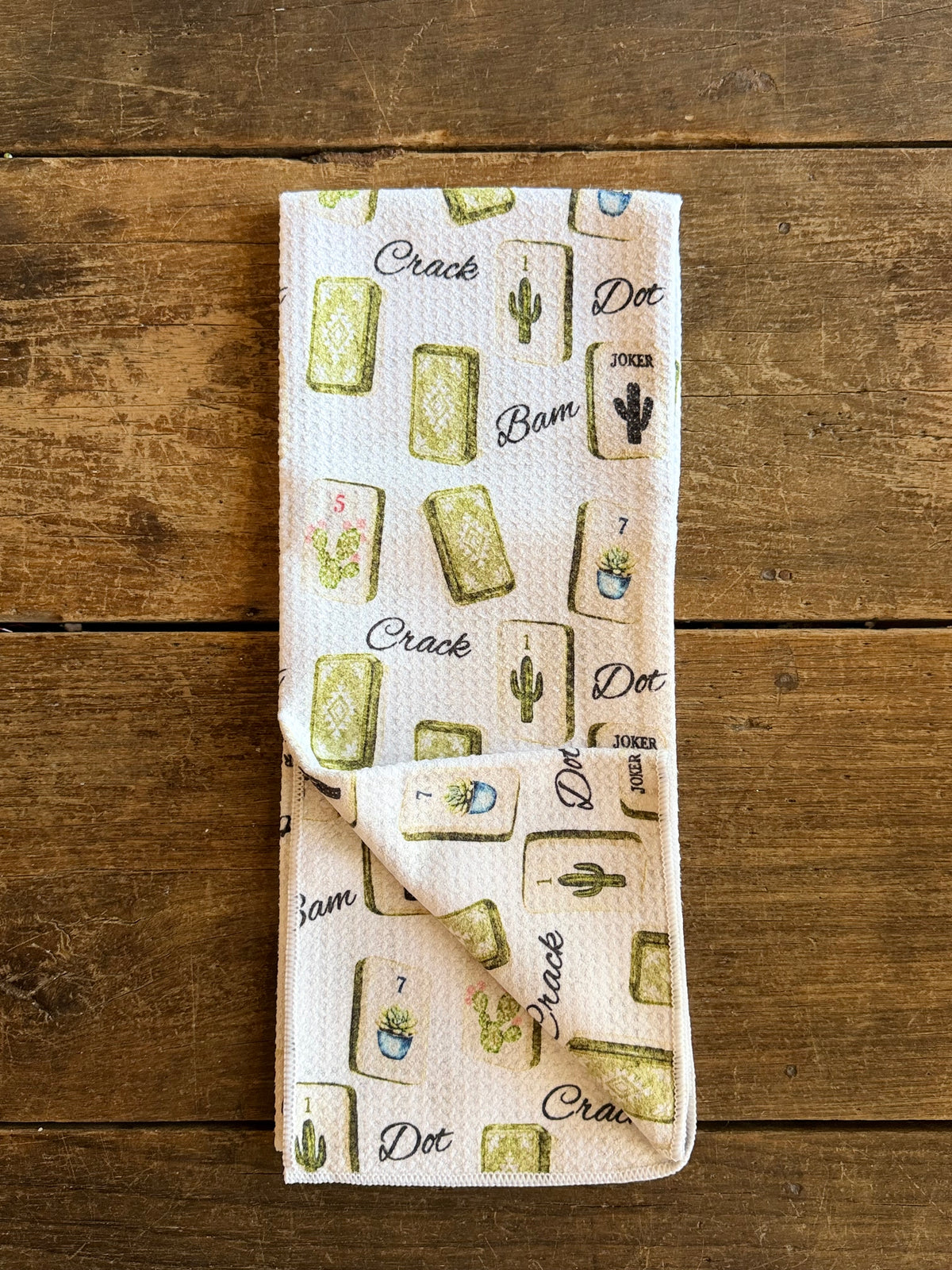 Mahjong - Double Sided -Hand Towel