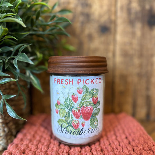 Fresh Picked Strawberries Candle
