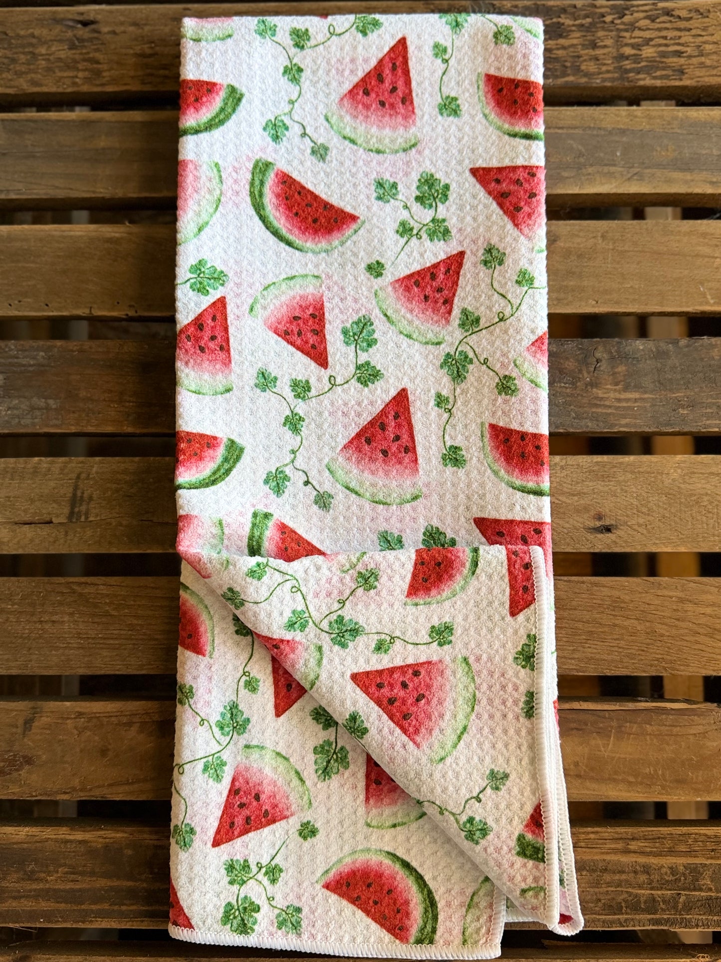 Watermelon Patch - Double Sided - Hand Towel