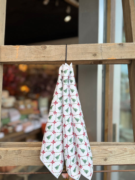 Christmas Traditions - 2 Sided - Set of 3 Dishcloths