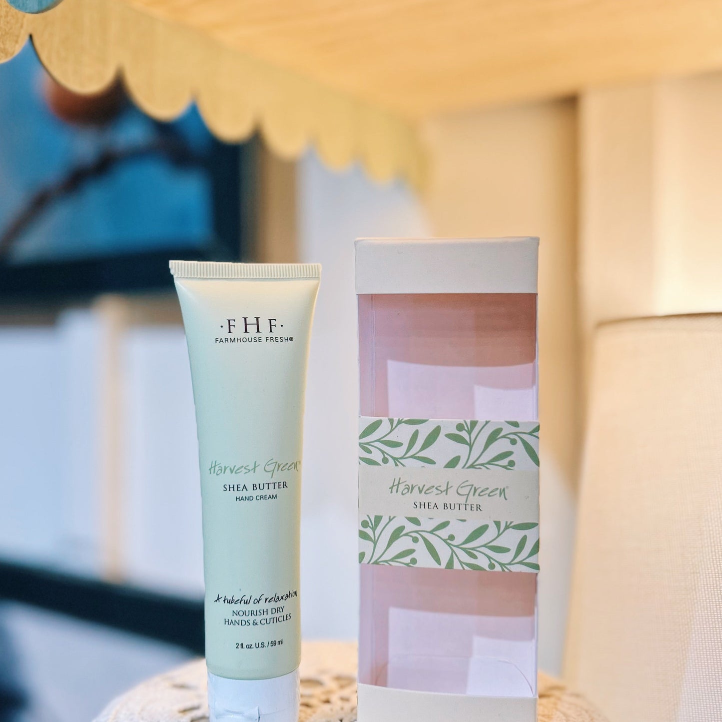 Harvest Green Shea Butter 2oz Hand Cream - Room and Porch 