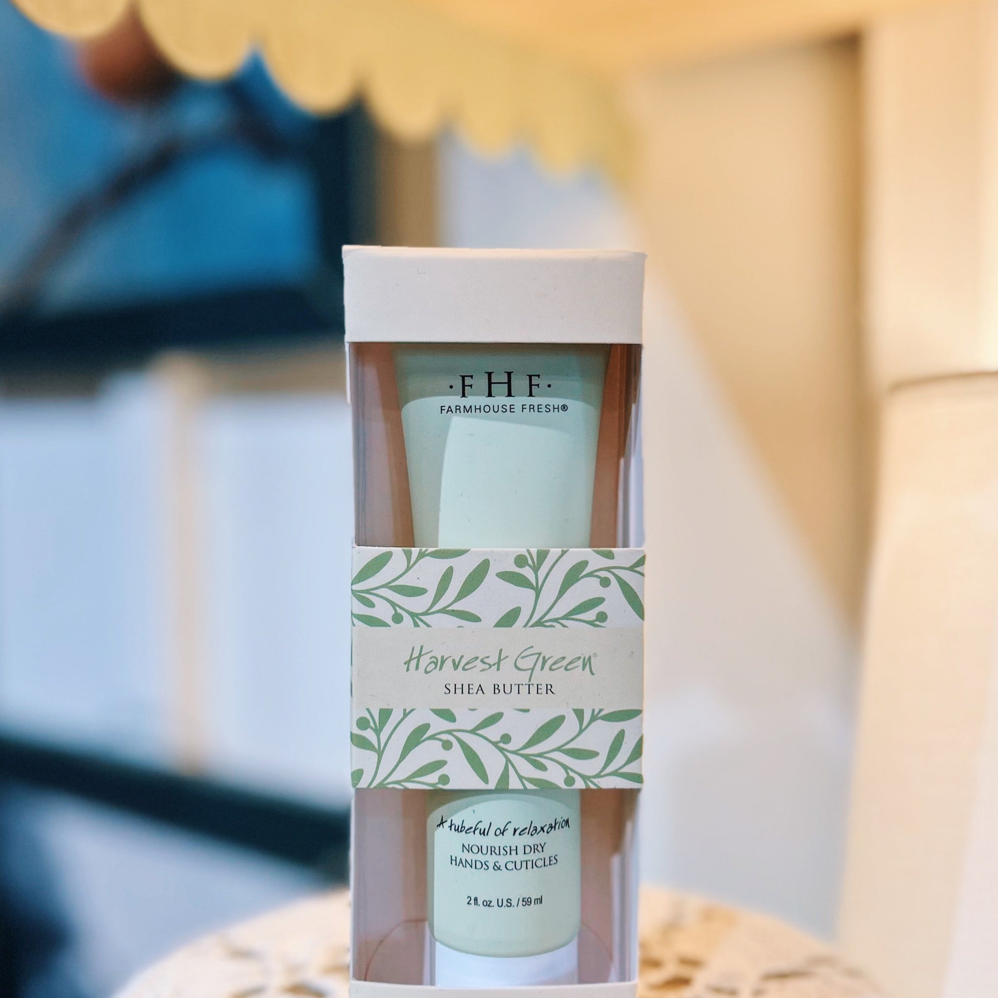 Harvest Green Shea Butter 2oz Hand Cream - Room and Porch 