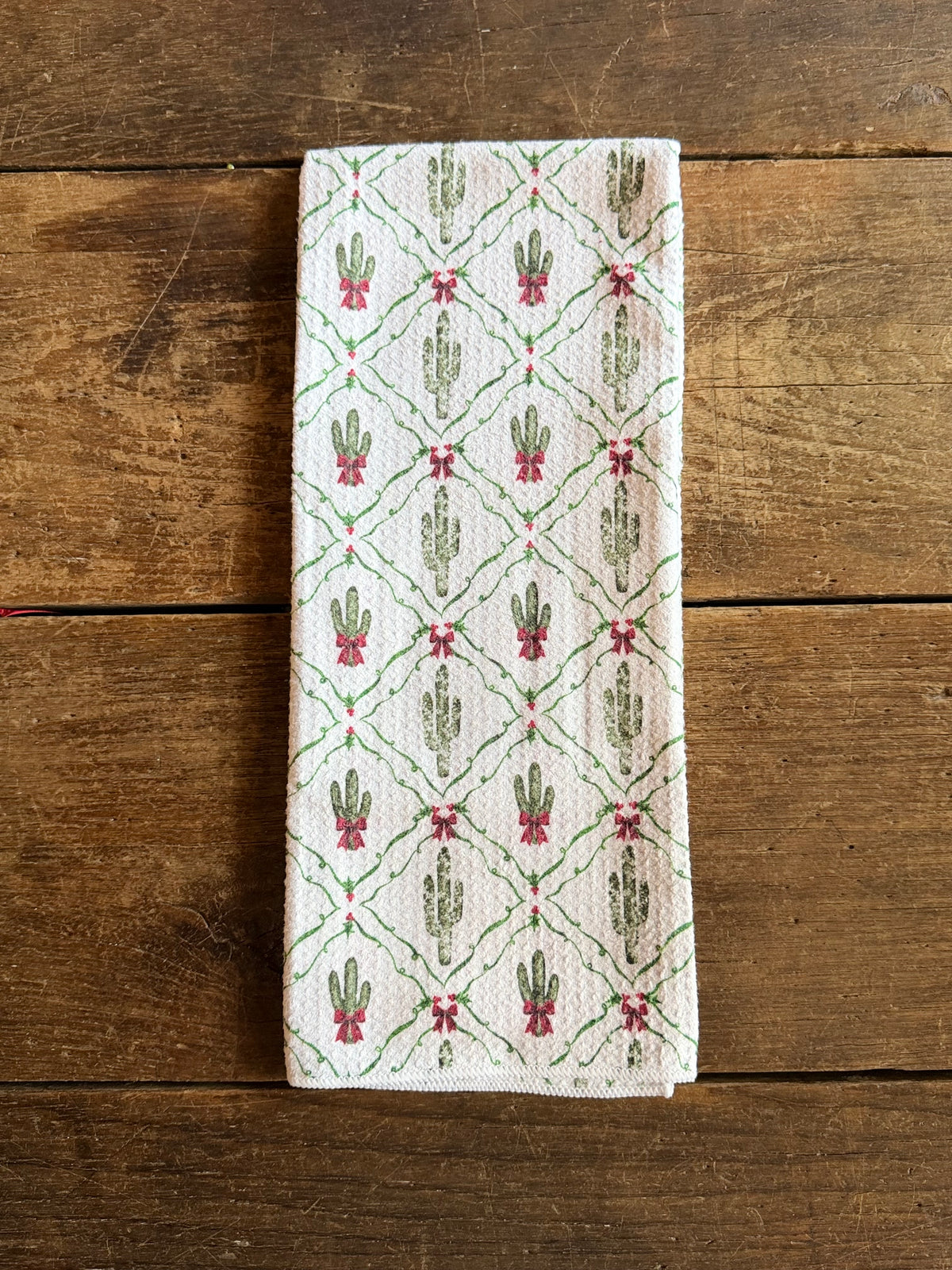 Saguaro & Holly - Double Sided - Hand Towel