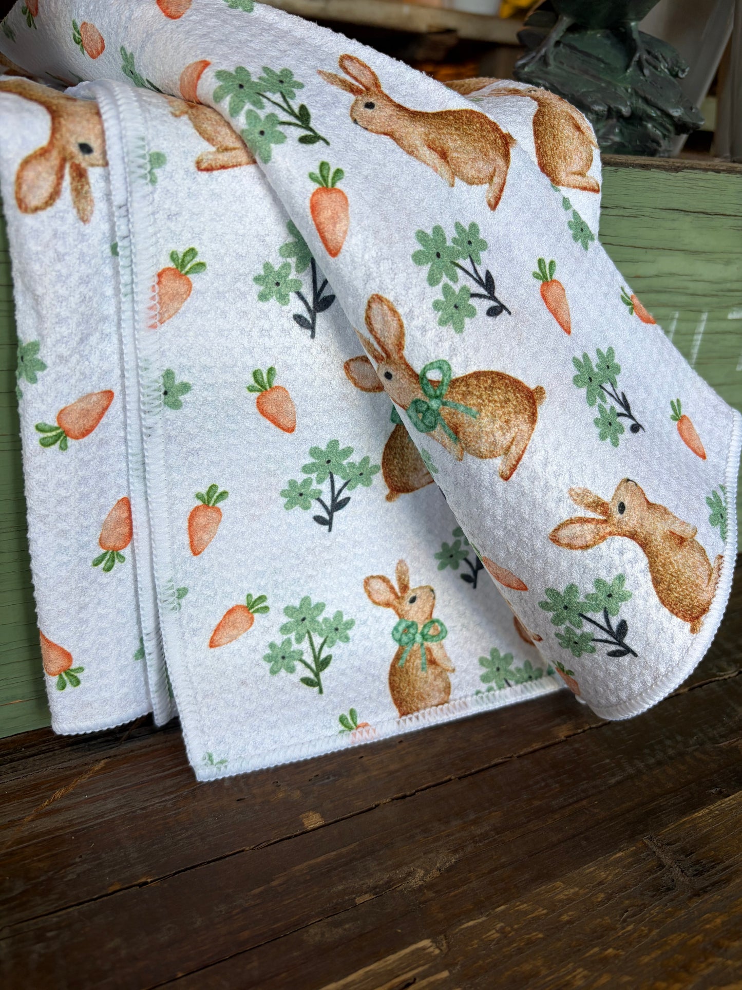 Easter Bunnies - Double Sided - Hand Towel - Room and Porch 