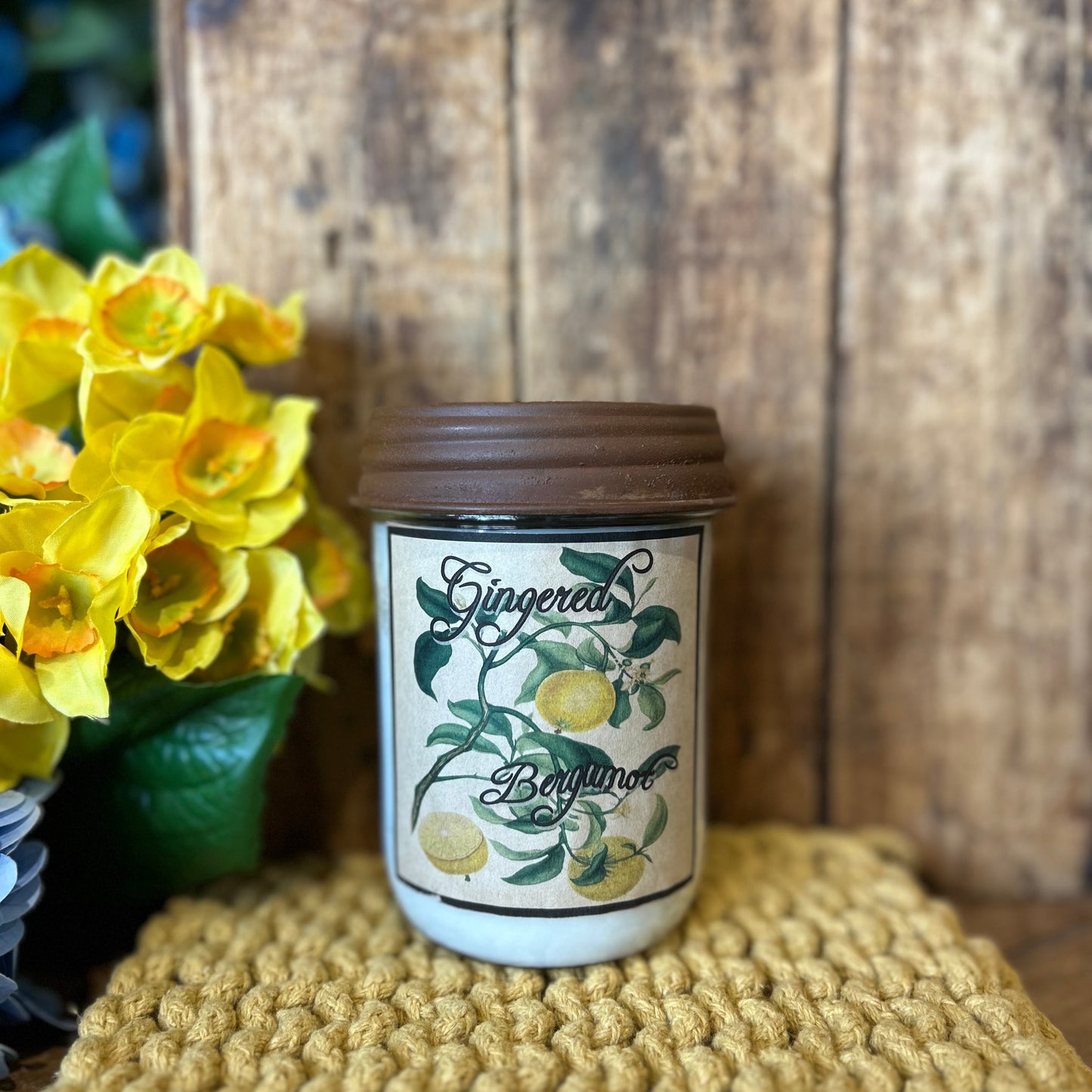 Gingered Bergamot Candle - Room and Porch 
