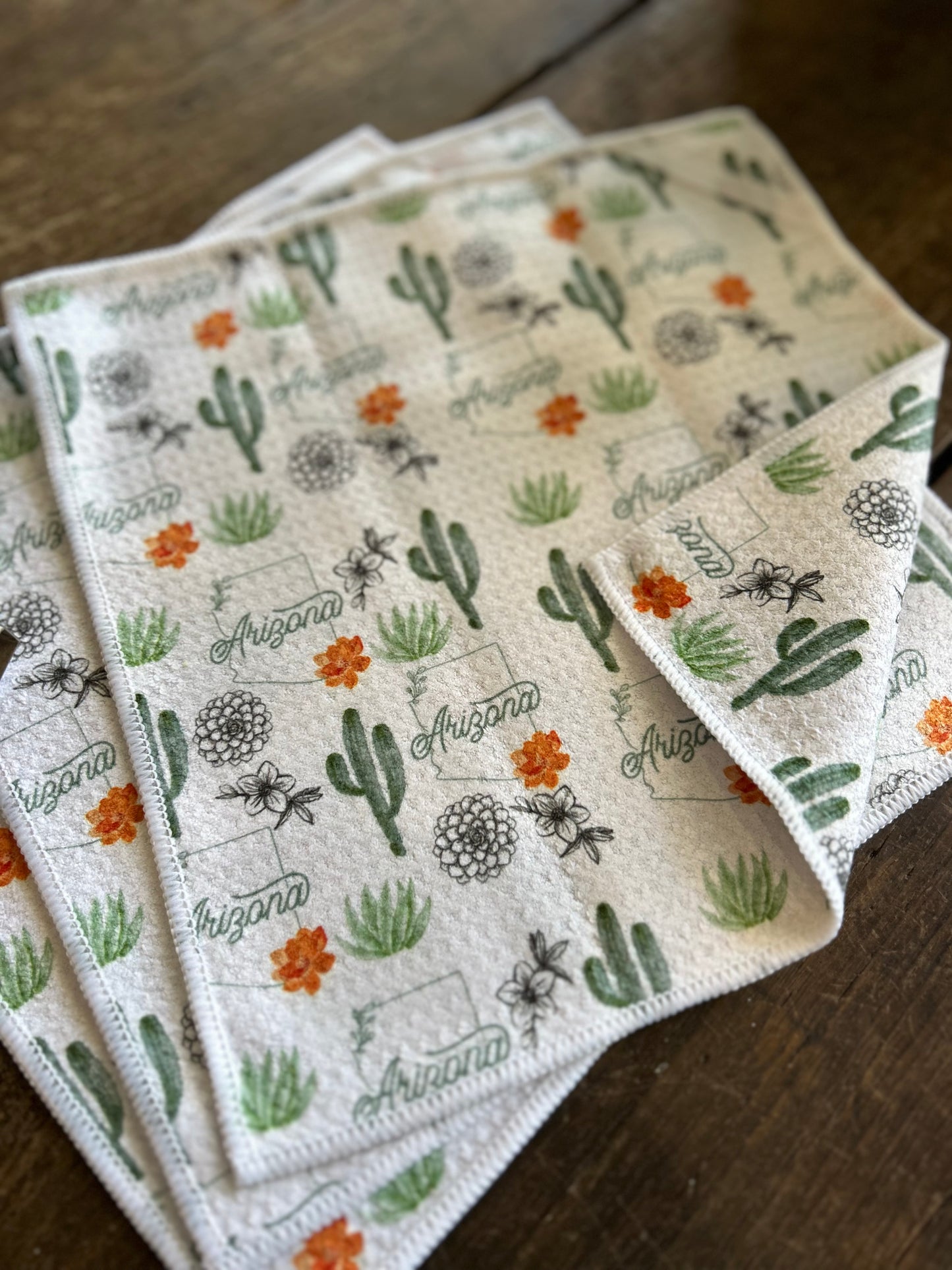 Arizona Beauty - 2 sided - Set of 3 Dishcloths - Room and Porch 