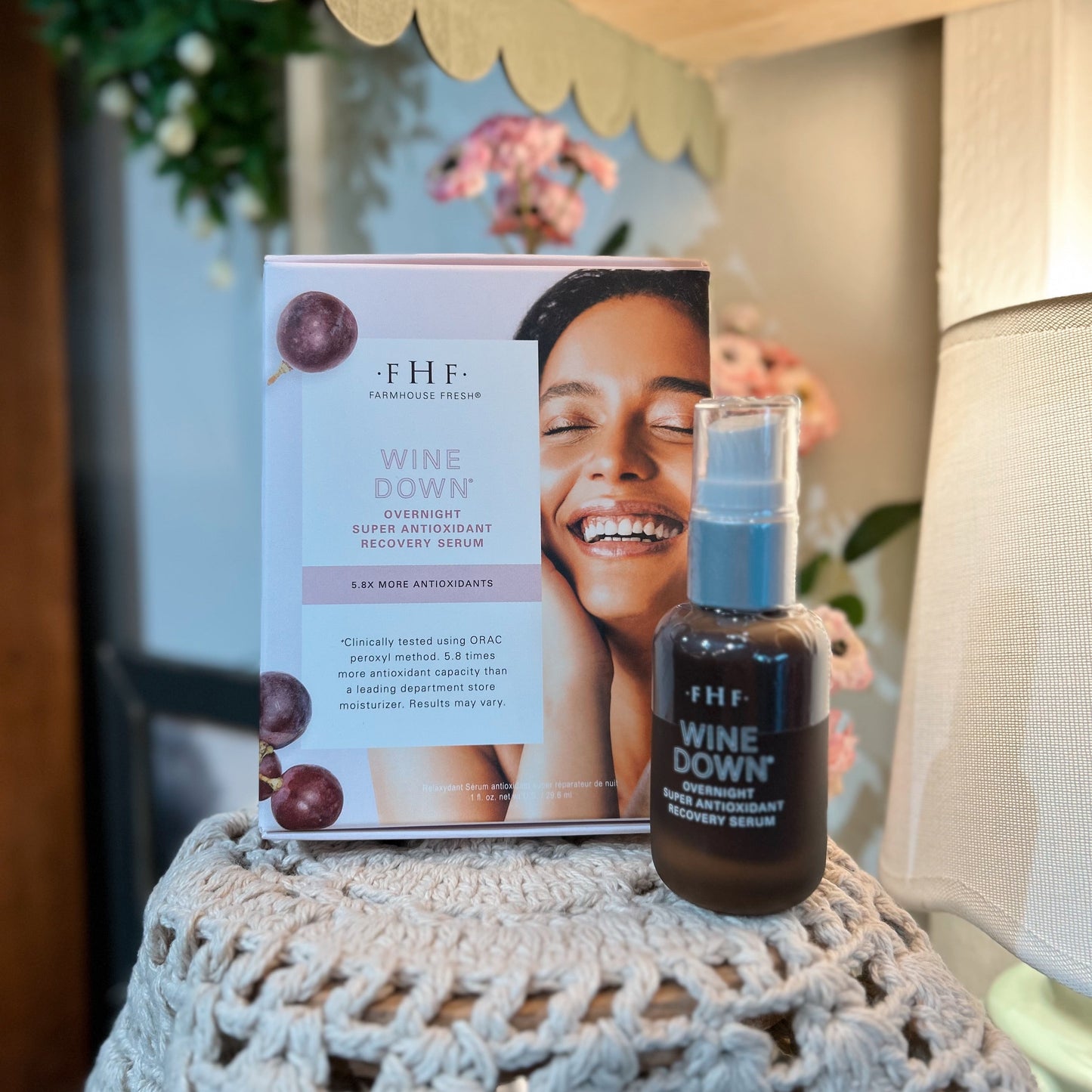 Wine Down Overnight Super Antioxidant Recovery Serum - Room and Porch 