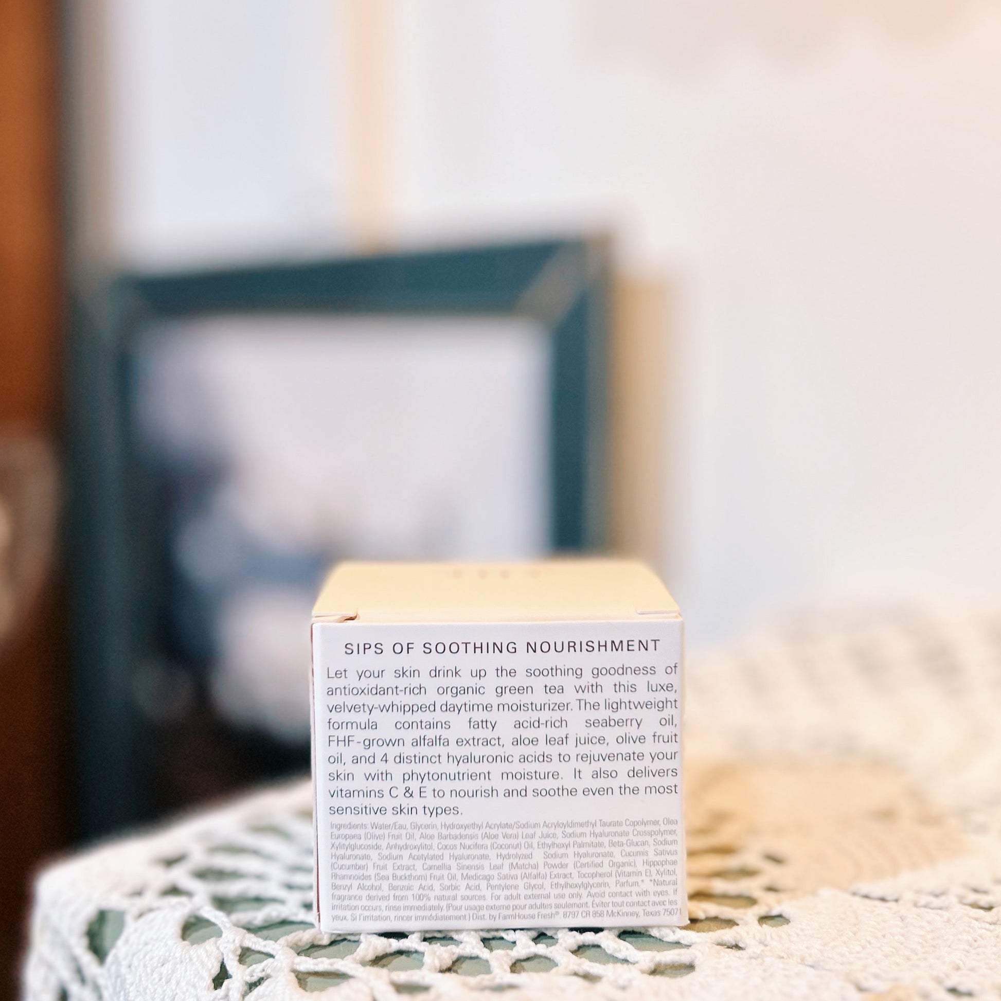 Fields of Green Organic Matcha Moisturizer - Room and Porch 