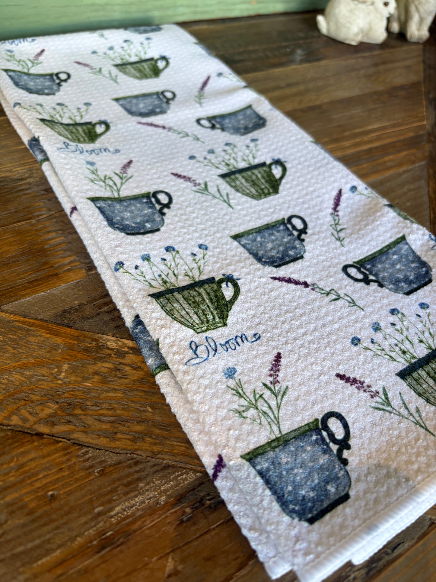 Blooming Mugs - Double Sided - Hand Towel - Room and Porch 