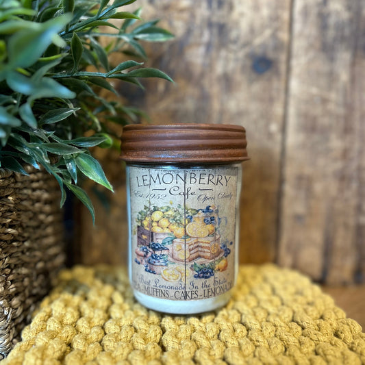 Lemon Berry Cake Candle