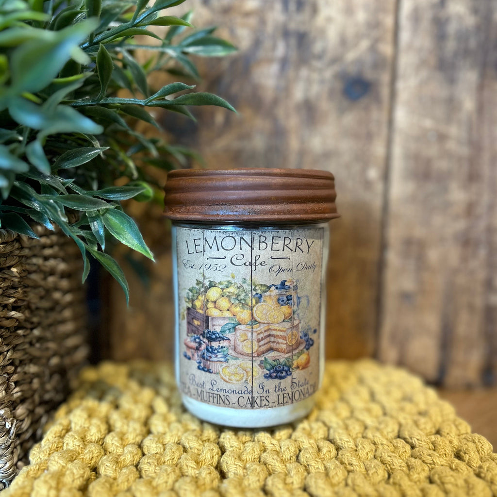 Lemon Berry Cafe Candle