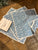 Farmhouse Blue Leaves - Set of 3 Dishcloths