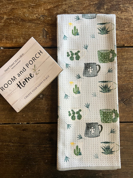 Coffee in the Desert - 2 sided - Hand Towel