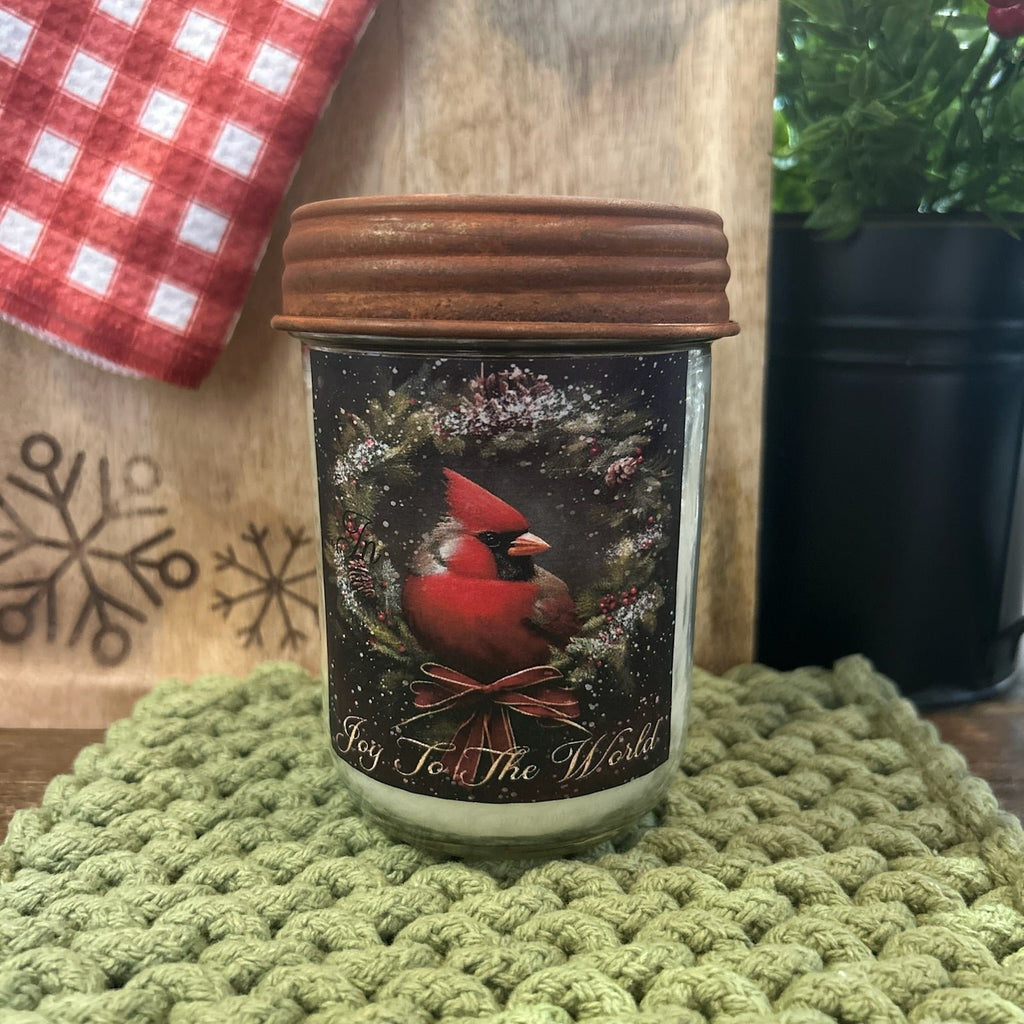 Joy to the World Candle