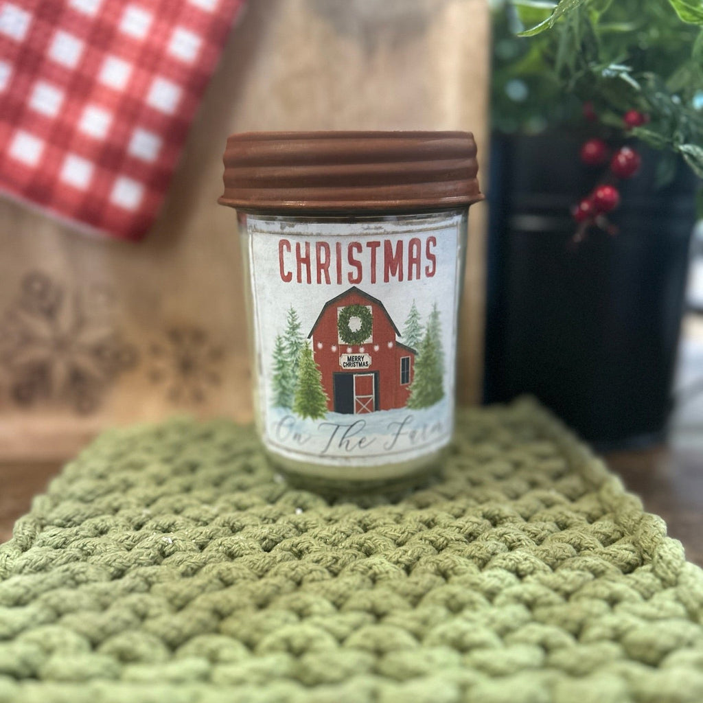 Christmas on the Farm Candle