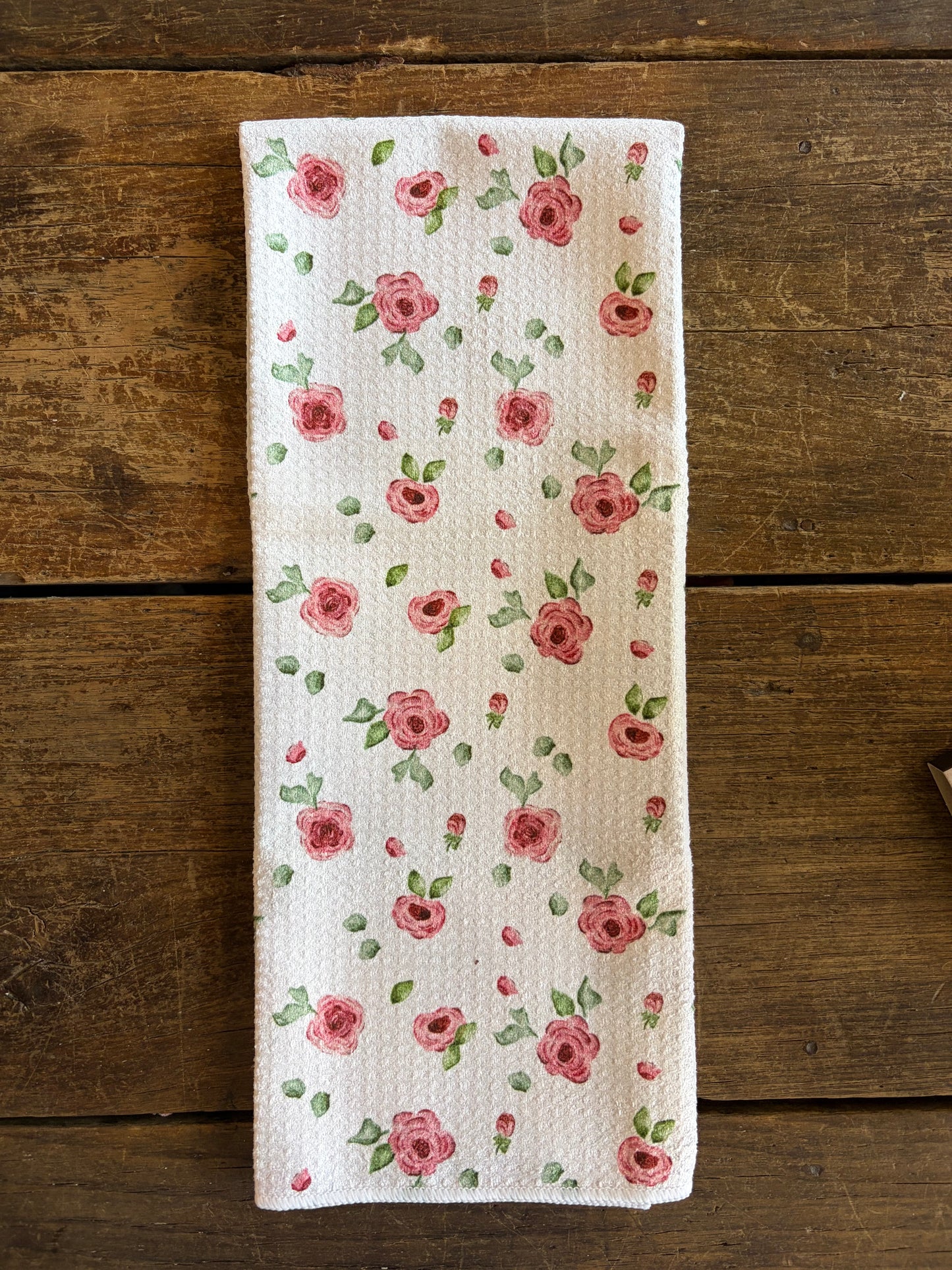 Rose Garden - Double Sided - Hand Towel - Room and Porch 