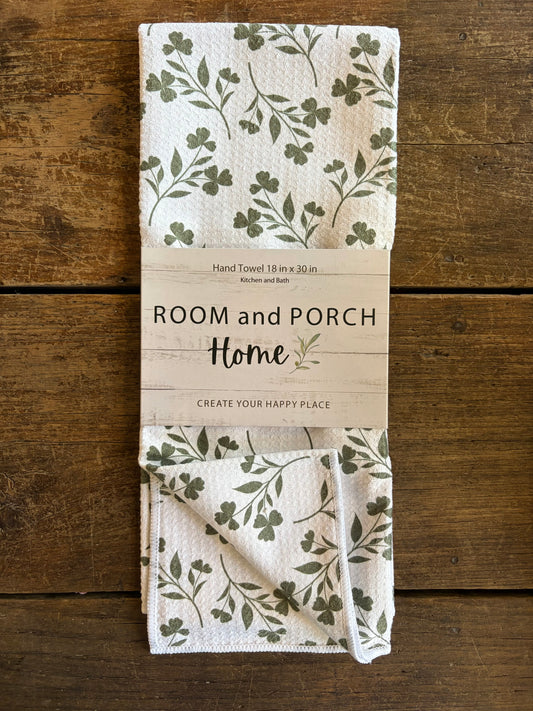 Meadow White - Double Sided - Hand Towel - Room and Porch 